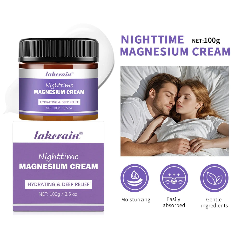 Magnesium Nighttime Cream – Lavender, Shea & Vitamin E