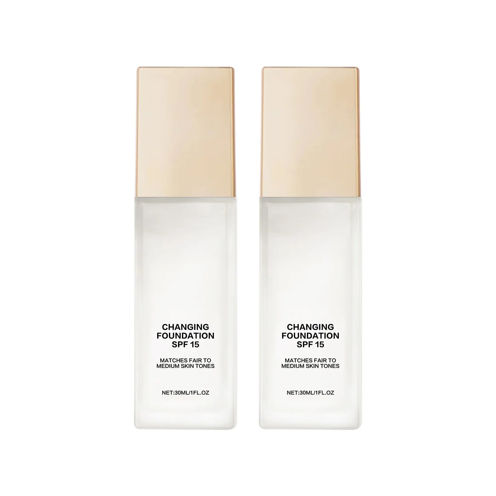 SPF15 Liquid Foundation with Hyaluronic Acid – Natural Coverage