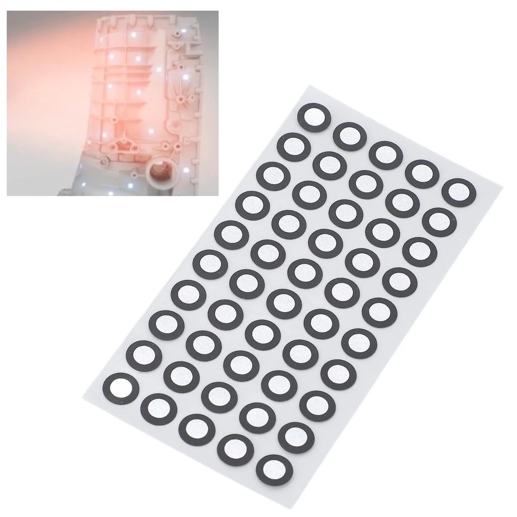 1000 Pcs/20 Sheets 3D Scanning Marker ID 6mm OD 10mm High Reflection Strong Adhesion 3D Tracking Dot Reference Point Marker Oasis Select