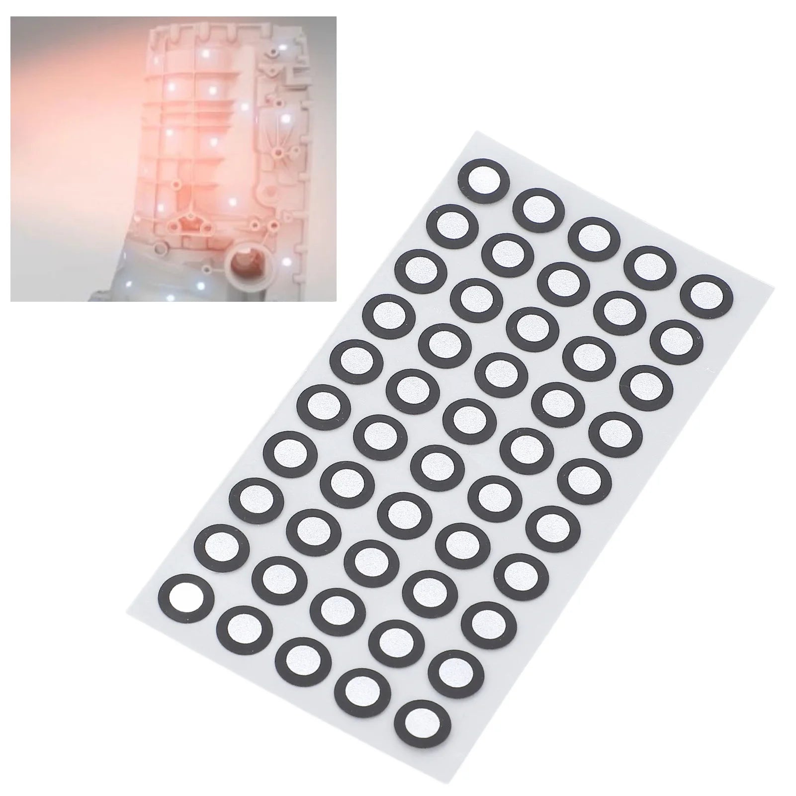 1000 Pcs/20 Sheets 3D Scanning Marker ID 6mm OD 10mm High Reflection Strong Adhesion 3D Tracking Dot Reference Point Marker Oasis Select