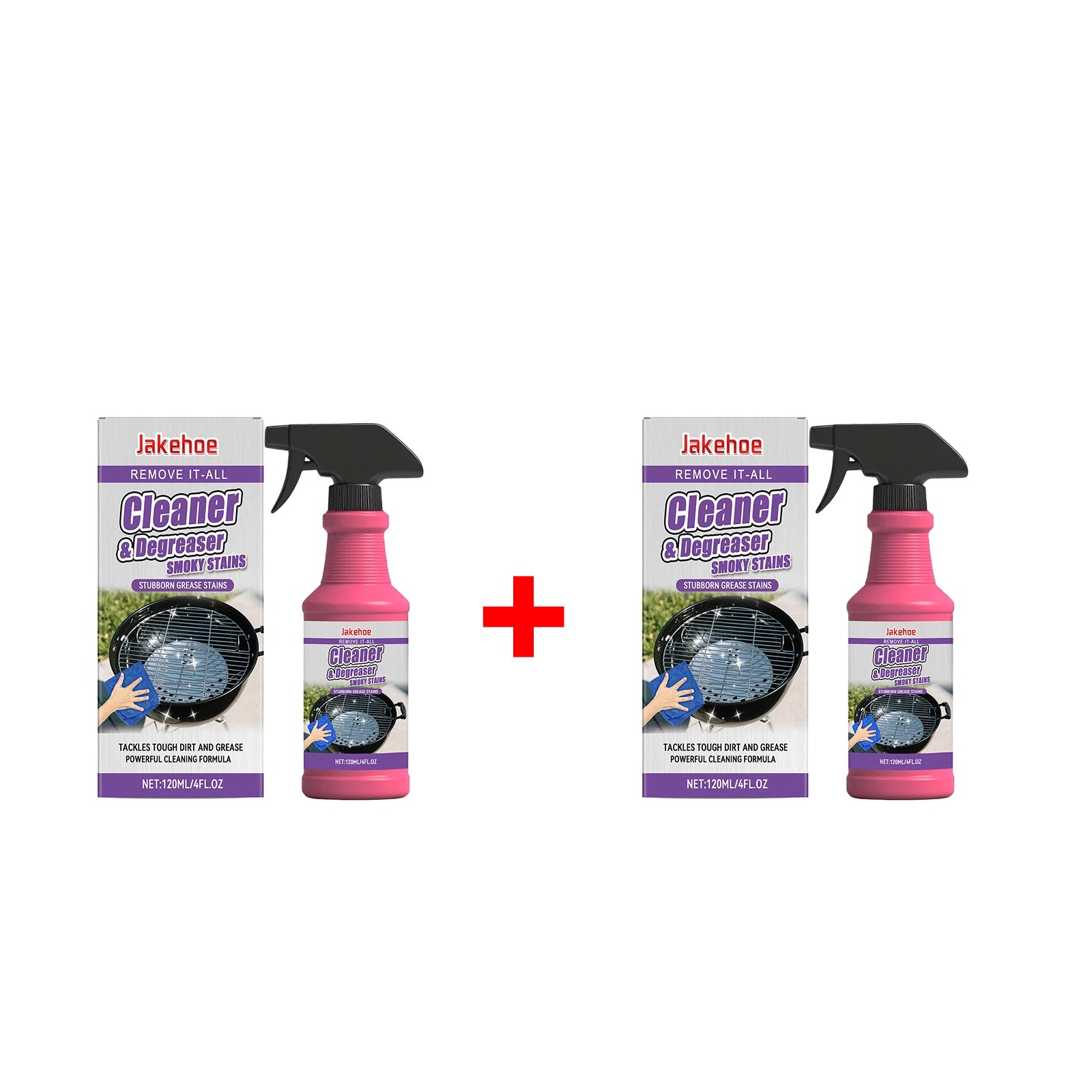 BBQ Grill Grate Cleaner Dissolves Burnt on Grease Stubborn Stain Remover Degreaser Spray for Grill, Oven & Kitchen Surface 120ml Oasis Select 2pcs