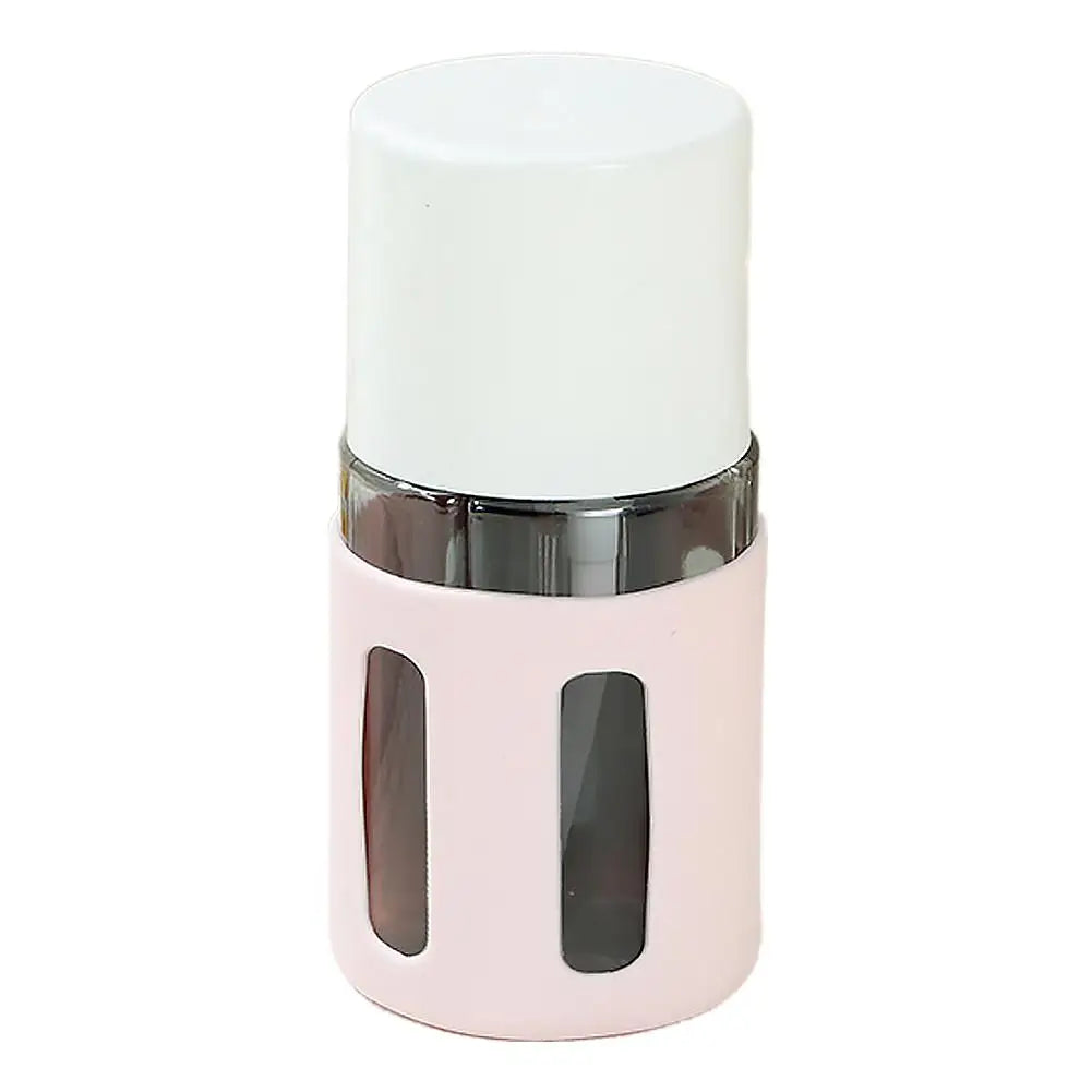 4-in-1 Refillable Travel Bottles Set – 60ml TSA-Approved Travel Toiletry Set Oasis Select pink -round