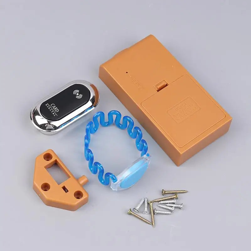 Designed For The Production Of Lockers Electric Lock Cabinet Lock Electronic Lock Electronic Box Key+1 Pcs Card Oasis Select Silver