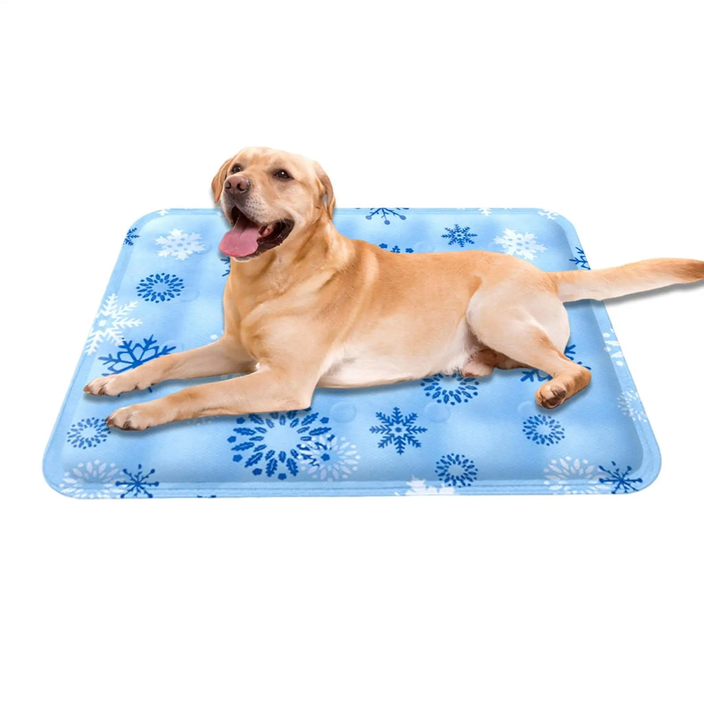 Pet Dogs Cat Summer Cooling Pad Mat Washable Foldable Puppy Big Dog Ice Cooling Bed Mattress Cool Mascotas Cushion Blanket