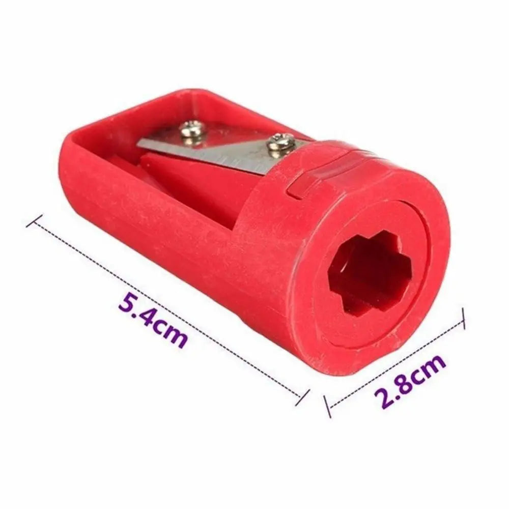 Mini Hand Tools Manual Woodwork Pencil Cutter Portable Useful Carpenter Pencil Sharpener Practical Blue Narrow Sharpening Oasis Select