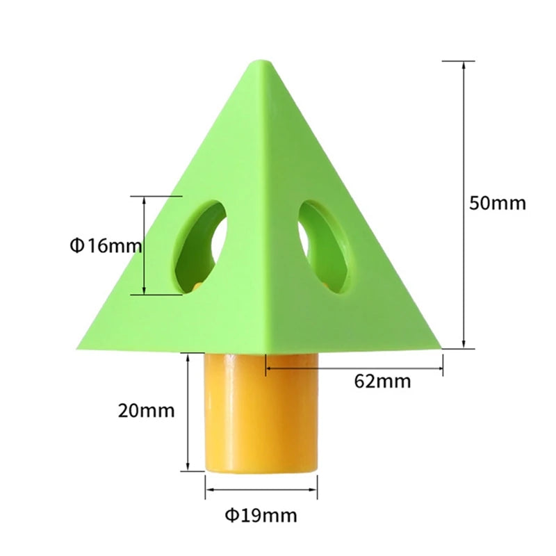 1Set Woodworking Paint Bracket Triangular Plastic Foot Bracket Woodworking Bracket Oasis Select