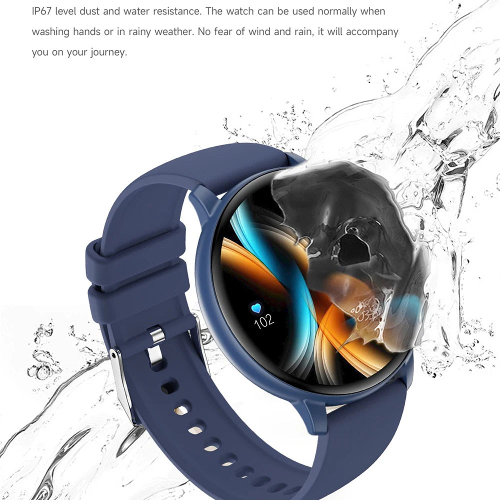 BT Call Smart Watch Women Sport Fitness Tracker Custom Dial Watches Heart Rate Waterproof Smartwatch Men Lady 1.38inch HD Screen Oasis Select