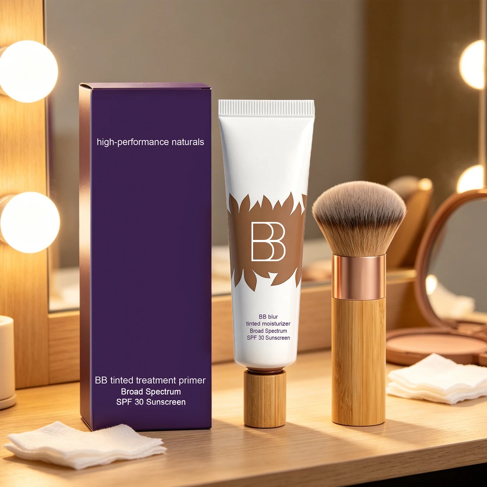 Sunscreen BB Cream Kit – UV Protection, Oil Control & Coverage BB Cream Foundation Oasis Select
