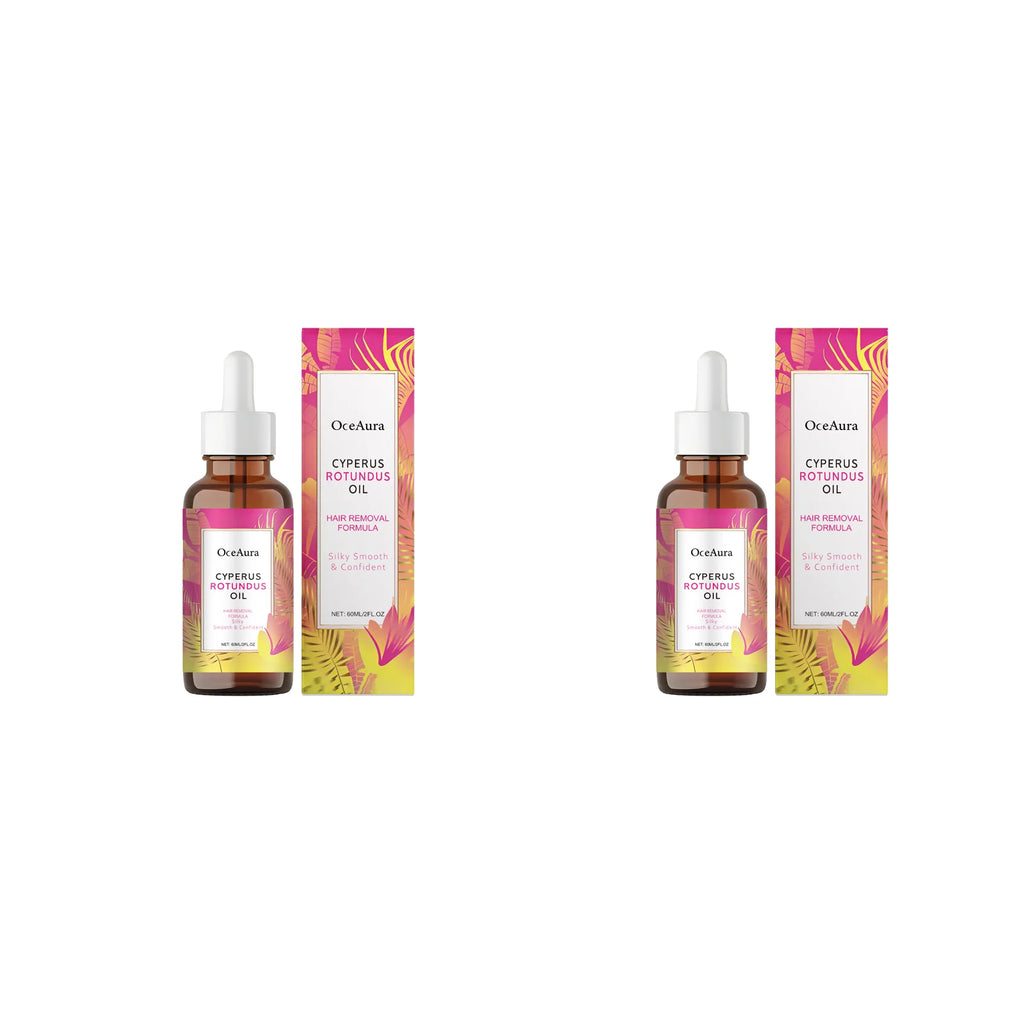 OceAura Cyperus Rotundus Hair Inhibitor & Moisturizing Body Oil Hair Inhibitor Oil Oasis Select 2pcs