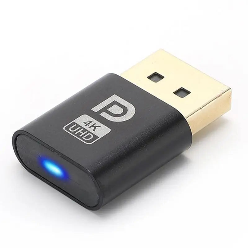 4K DisplayPort Dummy Plug | EDID Headless Virtual Display Adapter