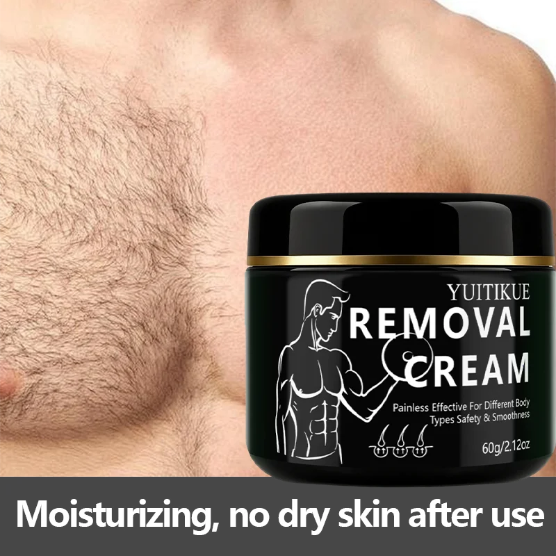 YUITIKUE Men's Hair Removal Cream – Mild & Painless 60g