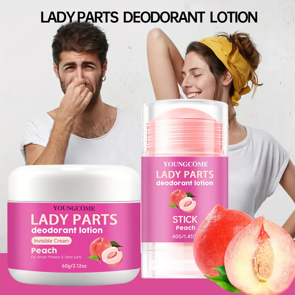 YOUNGCOME Women's Full Body Deodorant Stick – 72Hr Freshness