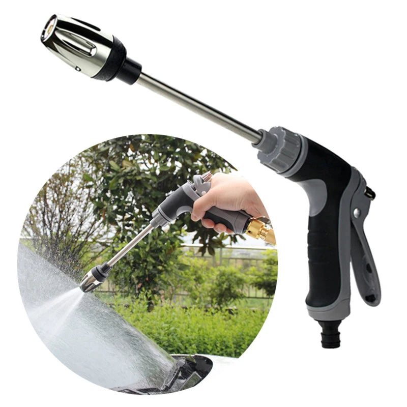 High Pressure Car Wash Water Gun Garden Water Pipe Nozzle Multifunctional Watering Tool Powerful Cleaning For Cars And Gardens Oasis Select