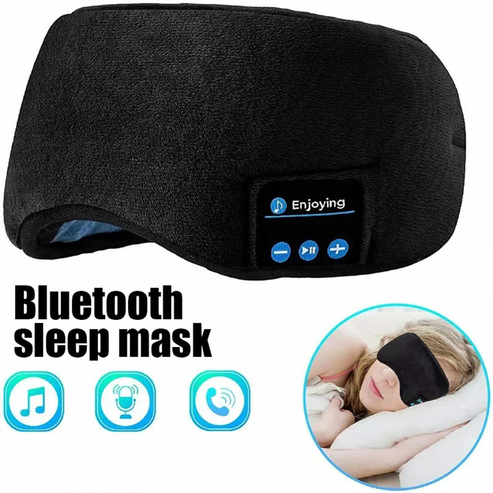 Fone Bluetooth Earphones Sports Sleeping Headband Elastic Wireless Headphones Music Eye Mask Wireless Bluetooth Headset Headband Oasis Select