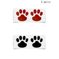 1/2/3/4pairs Door Mirror Cat Dog Footprint Puppy Claw Car Stickers Footprint Sticker Windshield Decals Bumper Car Window Decals Oasis Select mix 2pairs