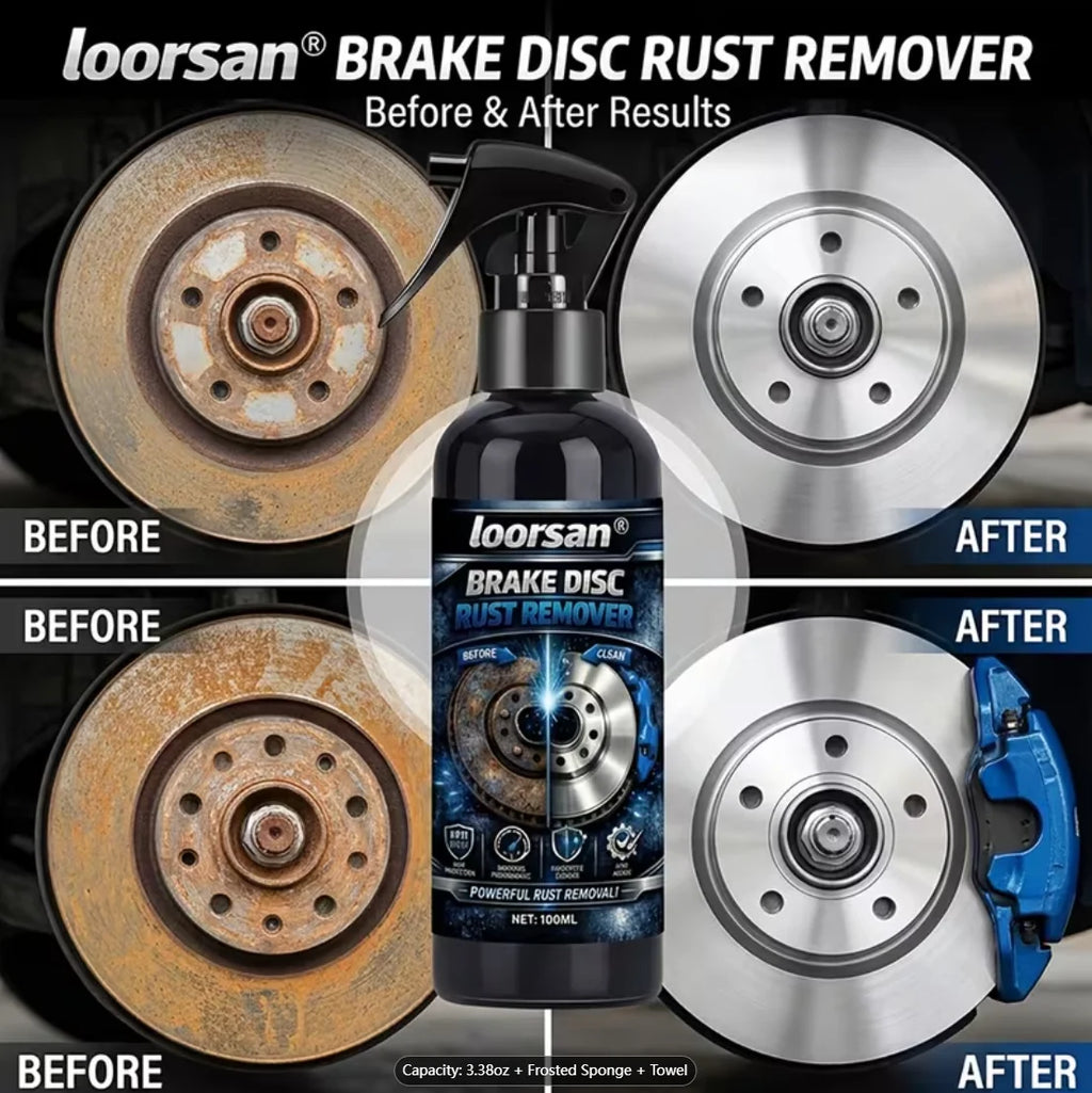 Car Brake Disc Rust Remover Spray 100ml – Wheel Hub Cleaner Rust Remover Spray Oasis Select