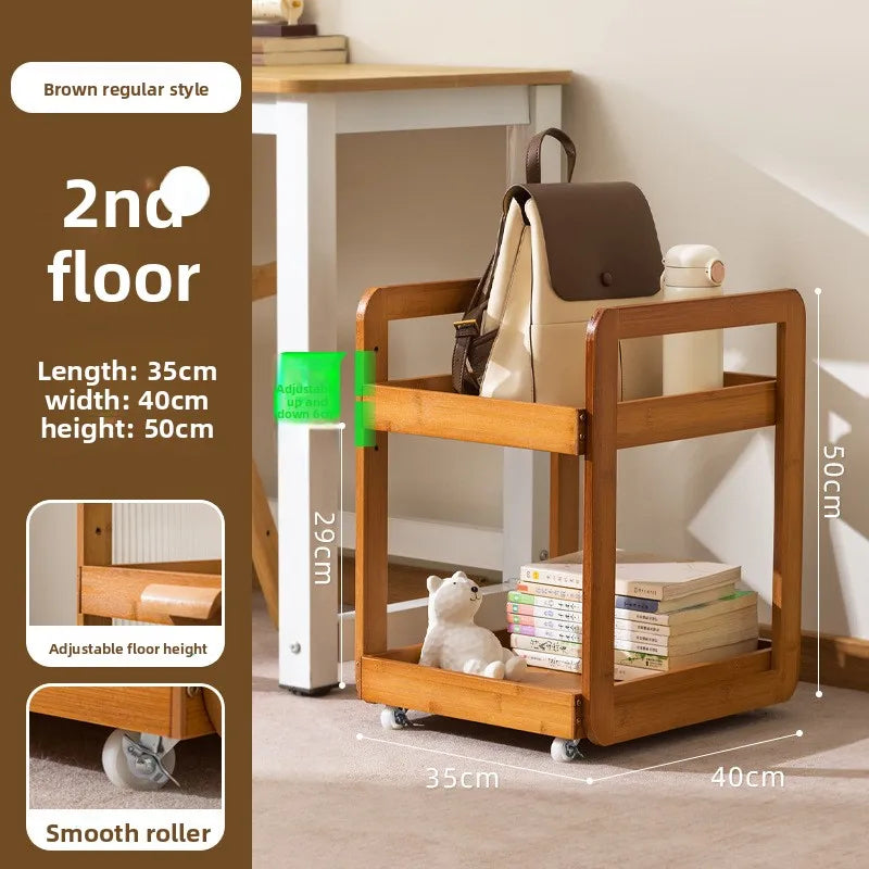 Bedside tables are simple, modern shelves, small cabinets, bedside cabinets, storage, rental room, and removable. Oasis Select Brown-2