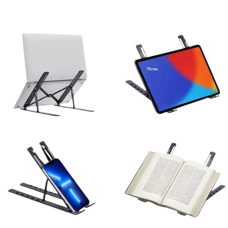 Laptop Stand Metal Material Foldable Portable Laptop Heighten Laptop Holder Bracket Notebook Stand Oasis Select