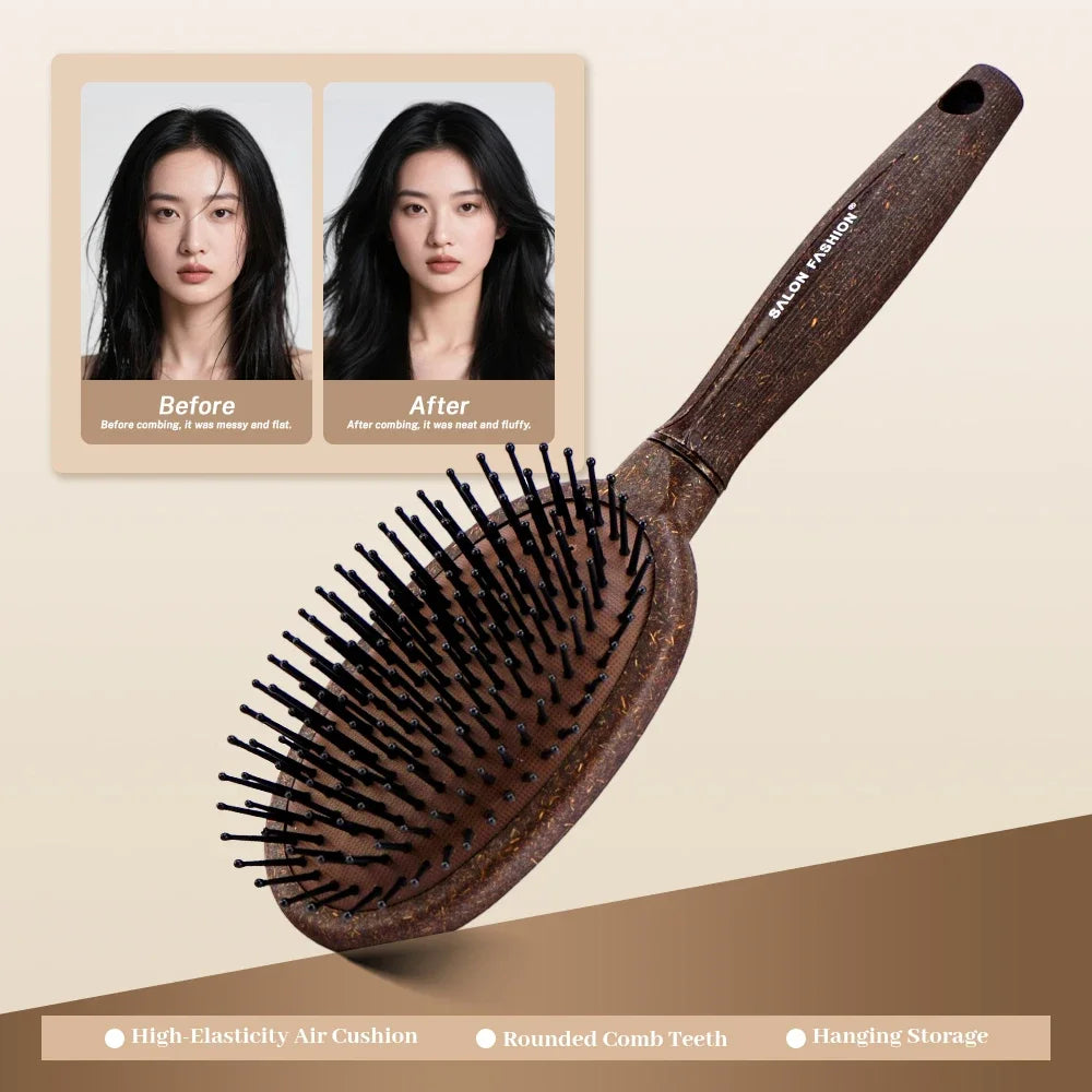 Air Cushion Hair Brush – Anti-Static Detangling Scalp Massage Comb Air Cushion Hair Brush Oasis Select