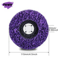 1/2/3PCS Diamond Grinding Wheel Flip Disc Grinding Tools Rust Removal Polishing Wheel Angle Grinder Accessories 100/115/125mm Oasis Select Purple-115mm 1 PC