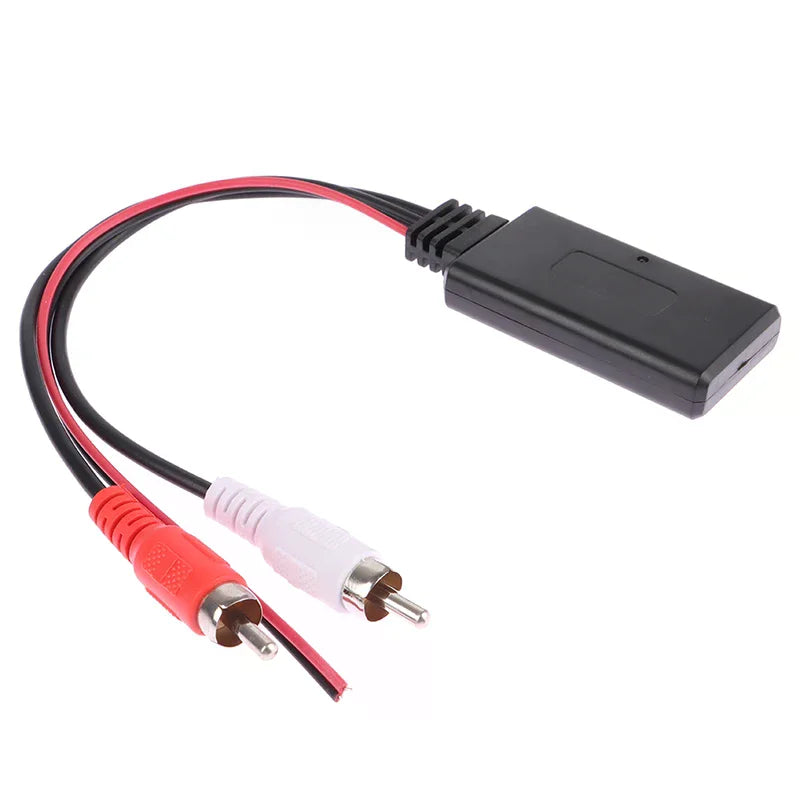 Car Wireless Bluetooth Receiver Module AUX Adapter Music Audio Stereo Receiver For 2RCA Interface Vehicles 12V Oasis Select