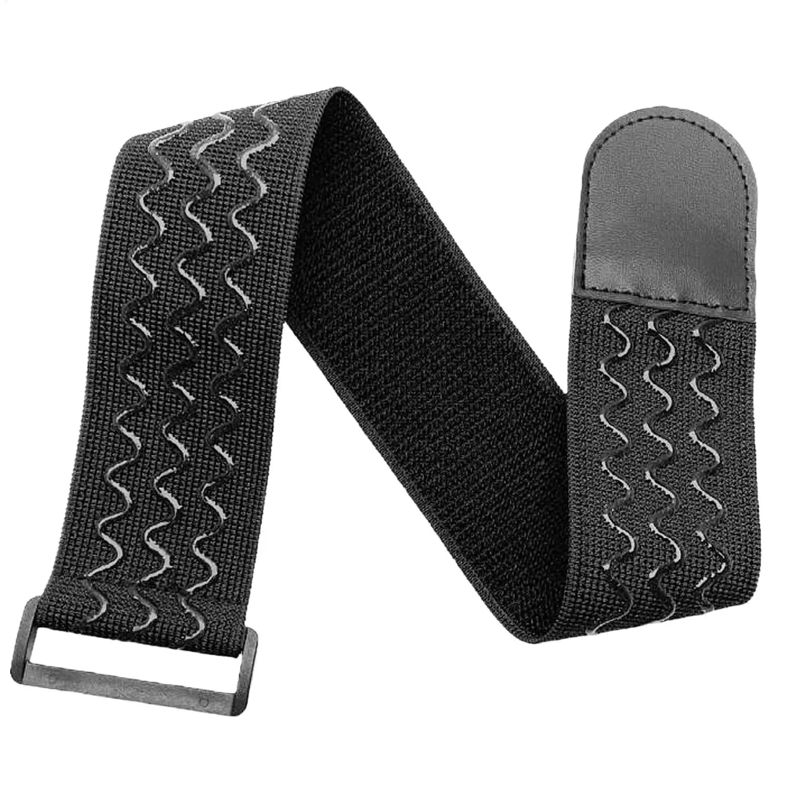 No Buckle Belt Adjustable Band Hook Loop Elastic Reverse Buckle Nylon Cable Ties Straps Sticky Fastener Tape Athletic Tape Oasis Select