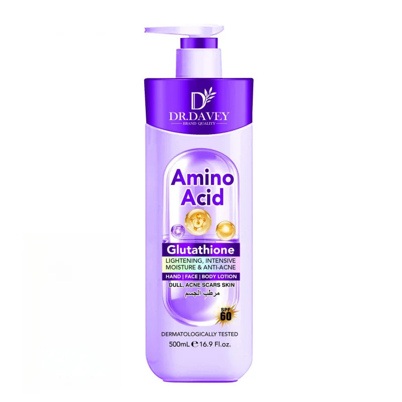 DR.DAVEY Glutathione Body Lotion – Hydrating Moisturizer 500g