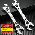 SU 1Pcs Multi-Function Double-End Fixed Wrench Multifunctional Air Conditioner Open End Wrench Ultra-thin Flat Wrench Tool Oasis Select Default Title