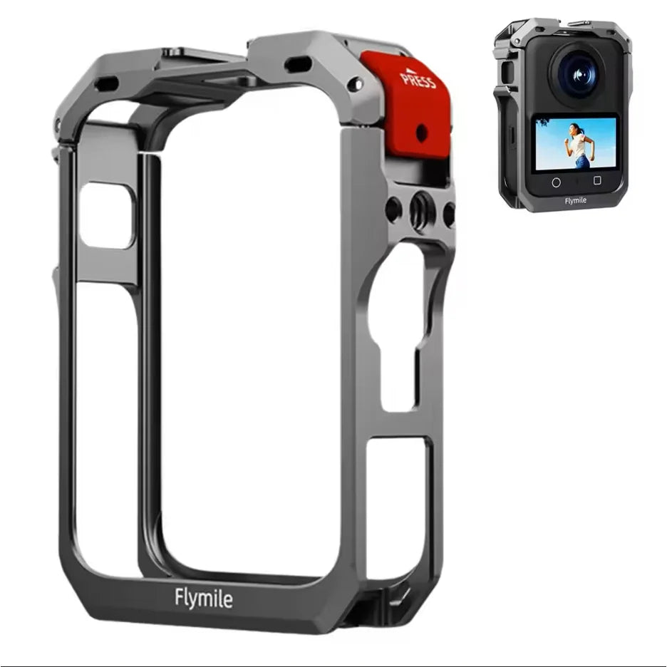 Metal Cage for DJI Osmo 360 | Cold Shoe & 1/4" Threads