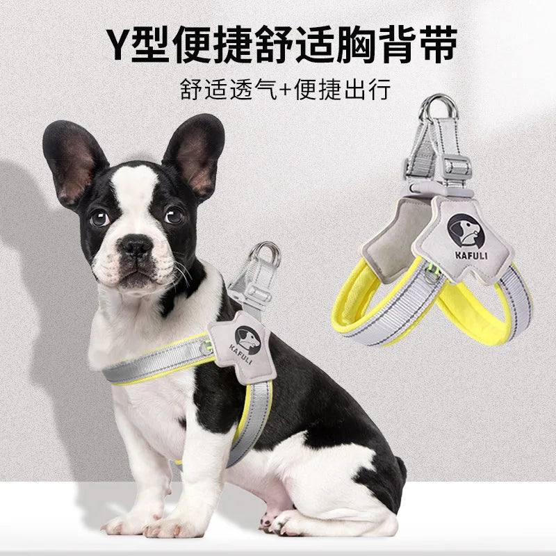 No-Pull Dog Harness with Padded Handle Reflective Escape-Proof Leash Breathable Mesh for Medium Large Dogs Pet Walking Gear Oasis Select
