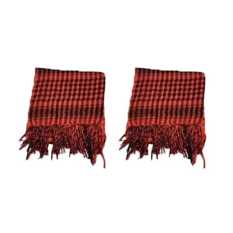 1 Men Women Scarf Plaid Tartan Lightweight Cotton Keffiyeh Winter