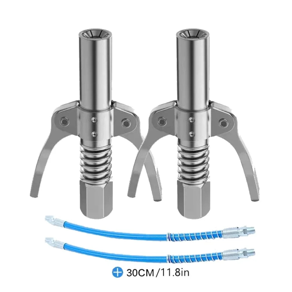 Mini Grease Gun Coupler 10000PSI Manual Grease Pump Head Syringe Lubrication Nozzle Oil Pump Filling Tool Grease Injector Nipple Oasis Select