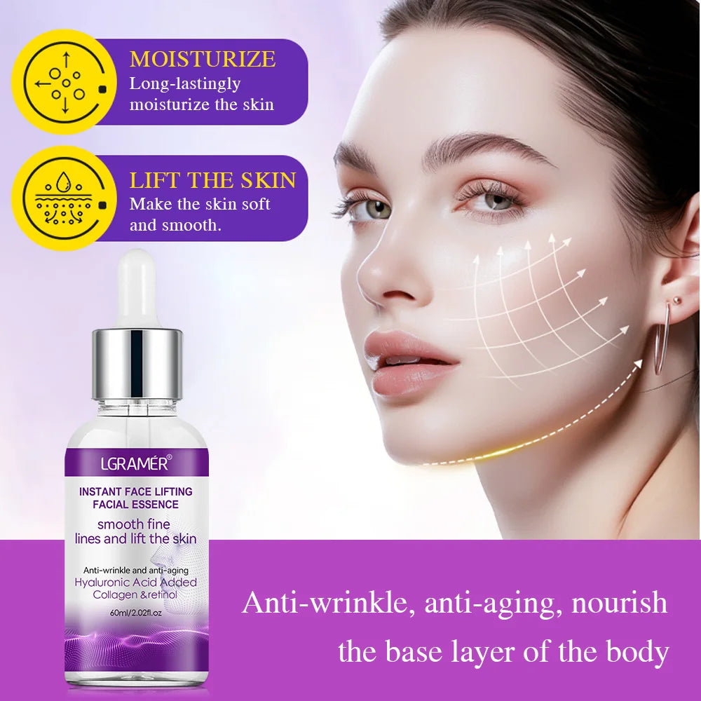 Retinol Aging Removes Wrinkles Serum Pore Shrinking Serum Whitening Moisturizing Serum Pigment Spots Remove Face Firming Oil Oasis Select
