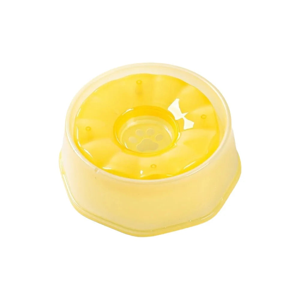 Floating Pet Water Bowl 1600ml – Spill-Proof Anti-Splash Floating Pet Water Bowl Oasis Select Yellow