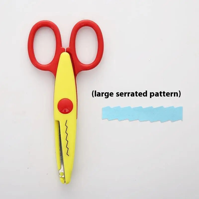 Wavy Lace Edge Scissors for Kids, Scrapbooking & Crafts