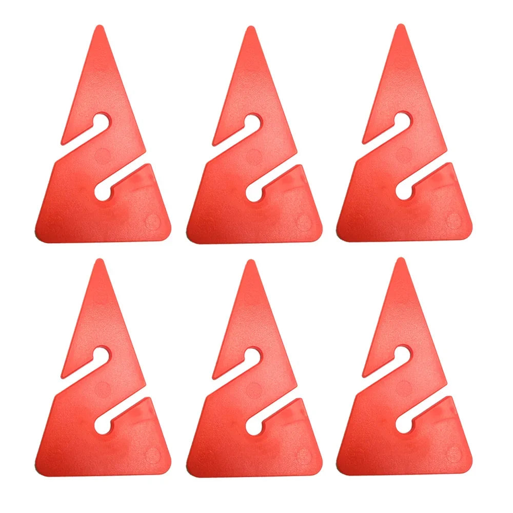 6PC Scuba Dive Cave Wreck Dive Line Arrow Markers ABS Triangle Shape guide rope indicator For Techical Cave Diving Diver Oasis Select 6 Orange