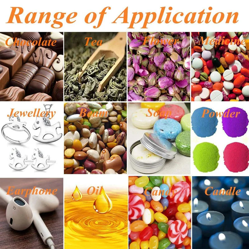 10Pcs 5g/10g/30g/50g Metal Round Tins Aluminum Empty Silver Cans With Screw Lid Jars For Salve Spices Candles Lipstick Cosmetic Oasis Select