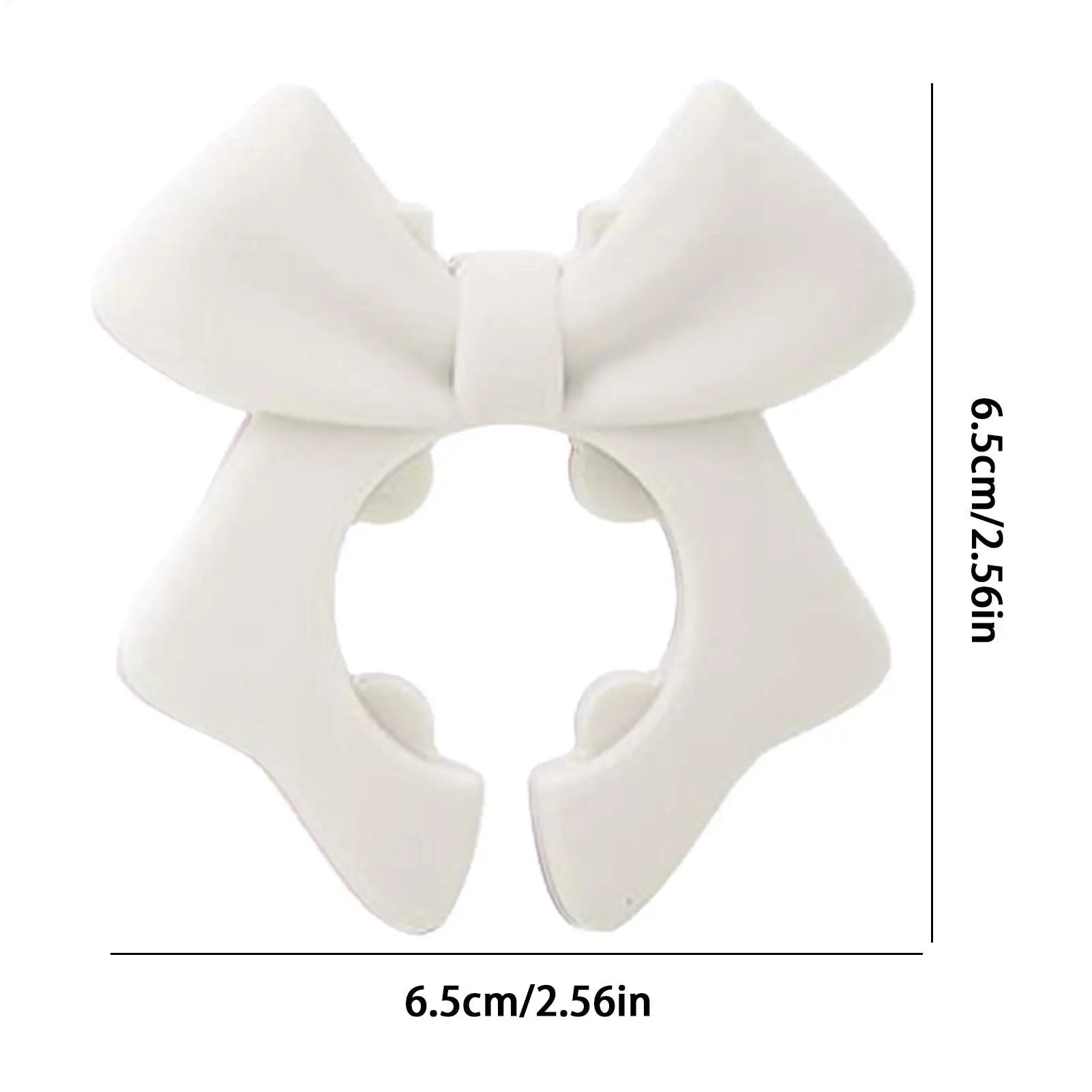 Spoon Holder for Pot Silicone Utensil Holder Bowknot Shape Ladle Rest Non-Slip Kitchen Gadget Rack for RV College Dorm Home Oasis Select