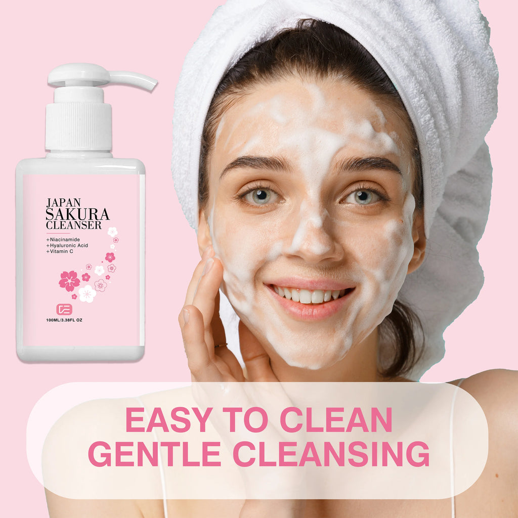 Veérenae Sakura Cherry Blossom Facial Cleanser – All Skin Types