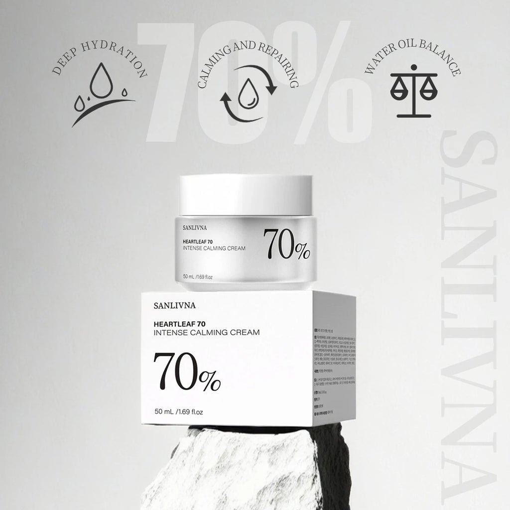 HEARTLEAF 70 Soothing Moisturizing Cream – Dry & Winter Skin Face Moisturizing Cream Oasis Select