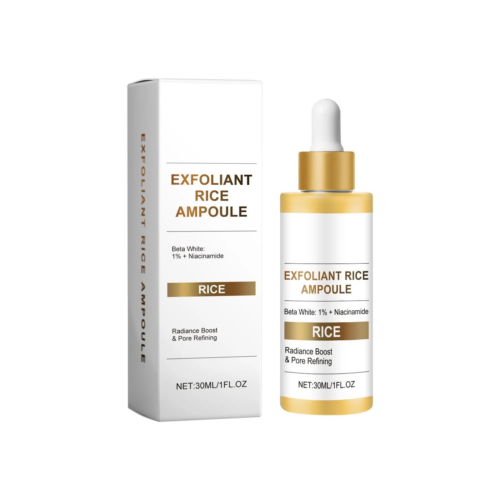 Black Rice Brightening Exfoliant Ampoule – Face & Body Scrub