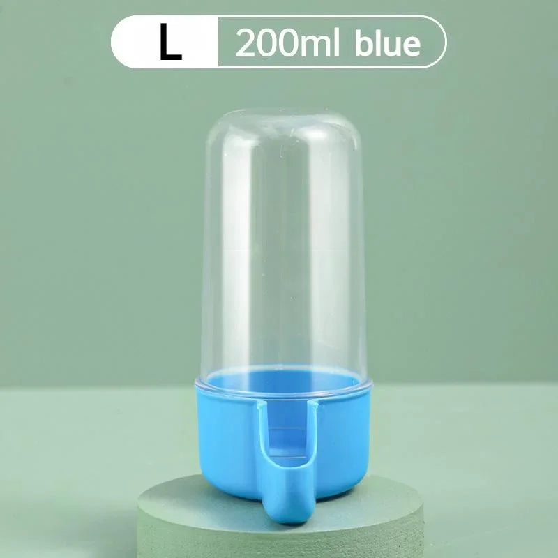 Hanging Pet Feeder Squirrel Parrot Water Dispenser Pet Bird Food Box Cage Accessories Birds Supplies Oasis Select Blue-L