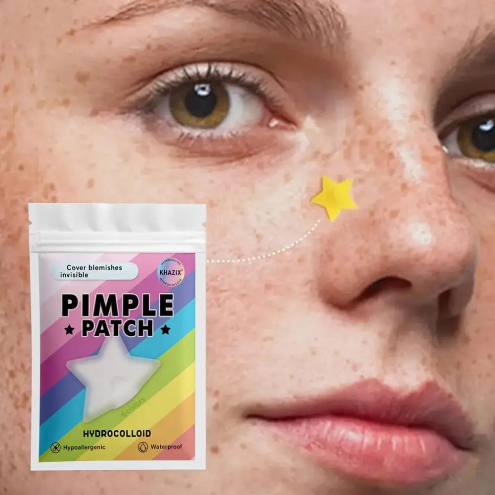 280 Counts 6 Colors Pimple Patches For Face,Cute Star Zit Covers Hydrocolloid Acne Patch,Colorful Spot Stickers Facial Skin Care Oasis Select