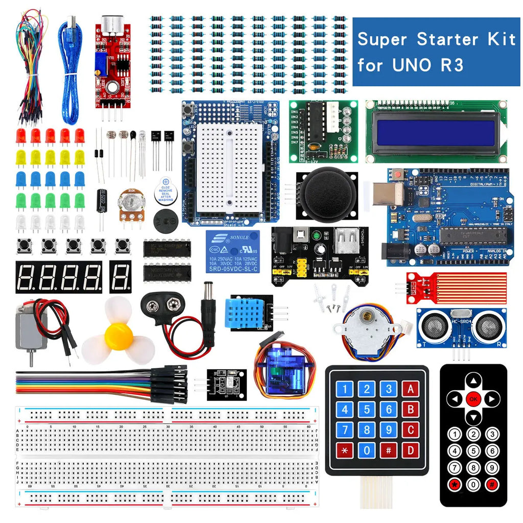 Versatile Development Board Kit R3 Variety Of Components Applications Super Starter For Arduino Learning For RFID Upgrade Parts Oasis Select