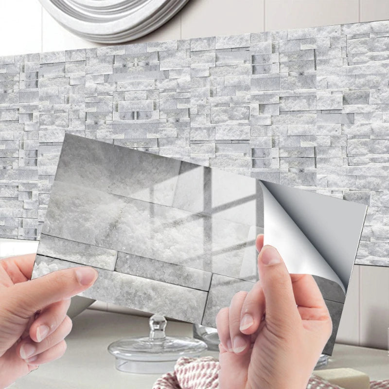 Wall Stickers Home Renovation Crystal Tiles Self-adhesive Flooring