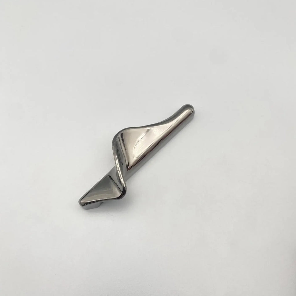 New Zinc Alloy Light Gold Gray Cabinet Door Drawer Handle Cabinet Door Handle Oasis Select 64MM pitch-black