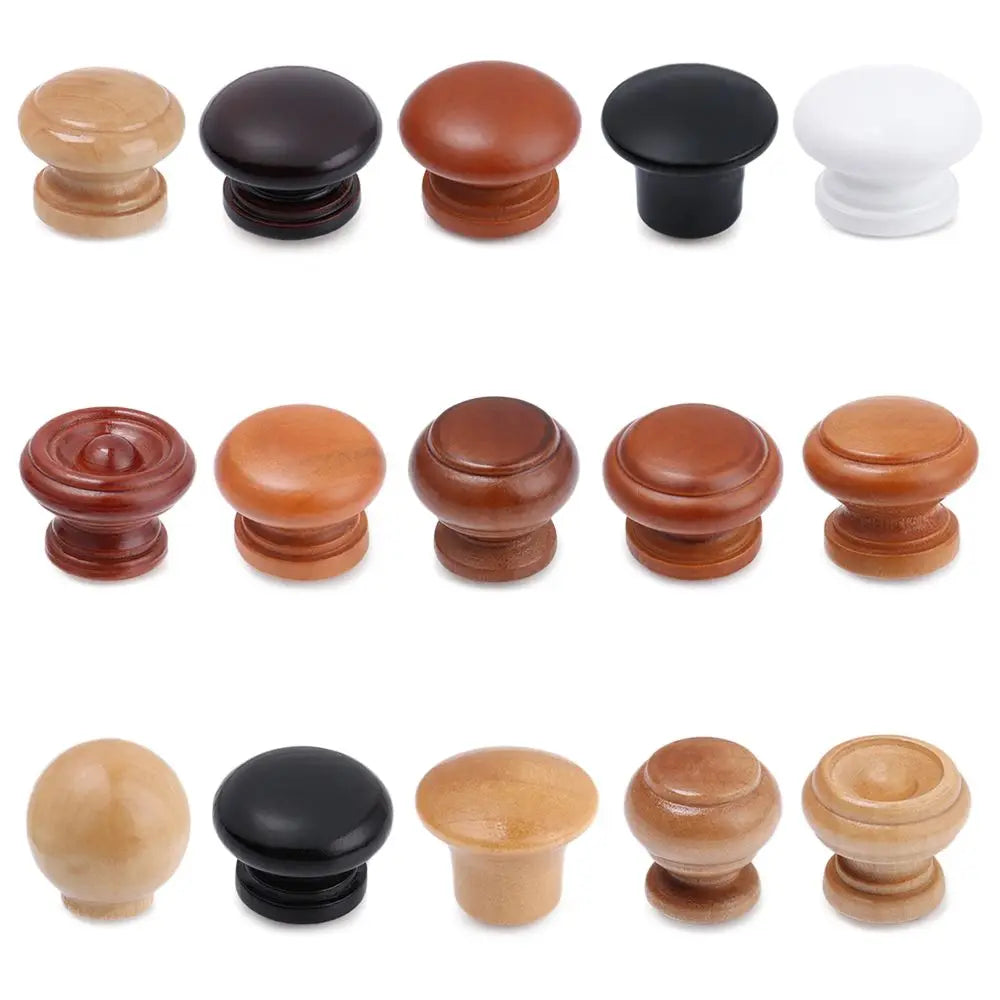 Wood Furniture Cabinet Drawer Knobs Cupboard Pulls Handle Kitchen Cupboard Wardrobe Dresser Hardware Accessories With Screw Oasis Select