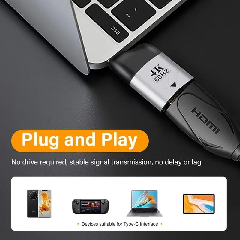 USB C Type C To 4K 8K HDMI HDTV USB C to DP DisplayPort miniDP VGA RJ45 Adapter For Laptop MacBook TV Box PS5 Switch iPad Galaxy Oasis Select