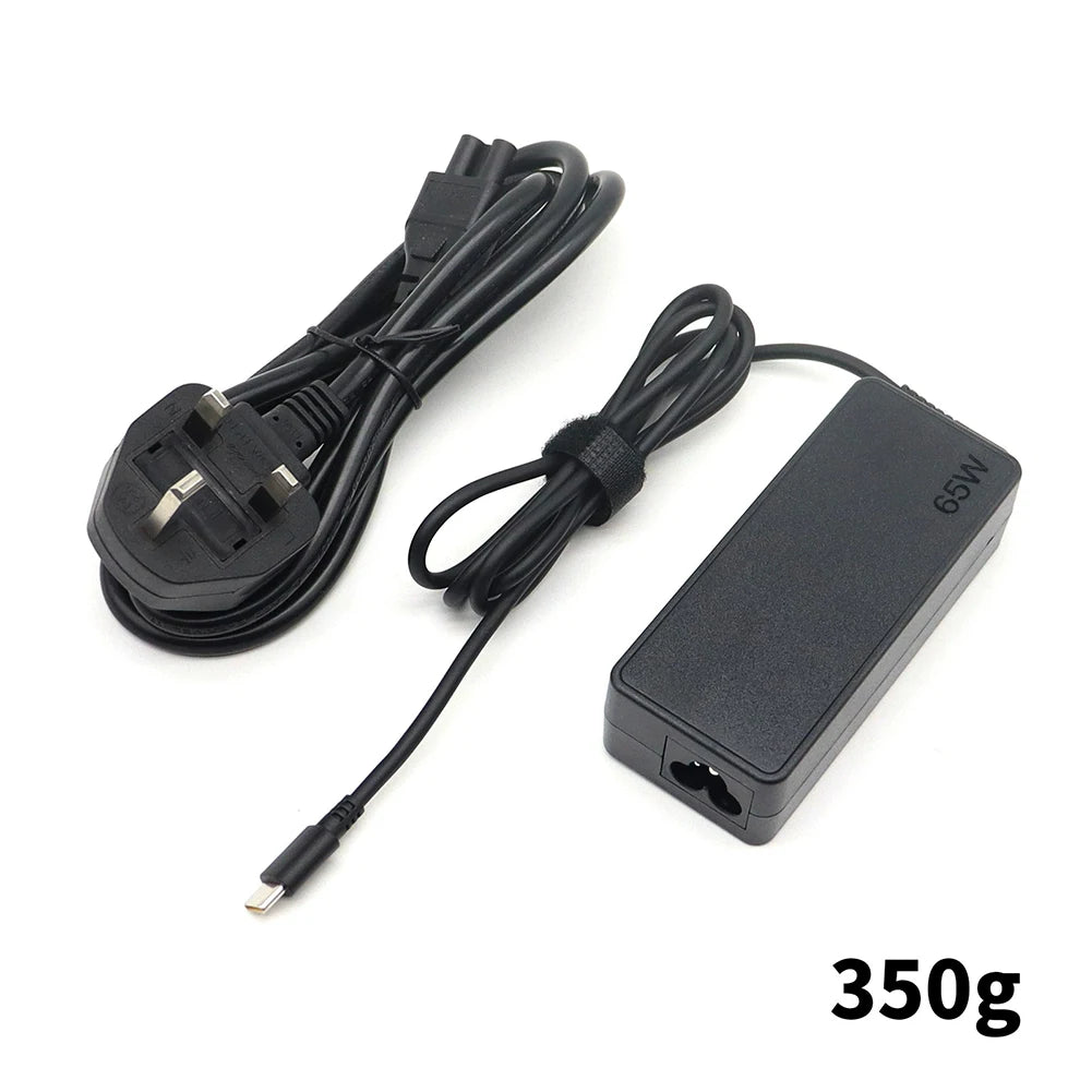 65W USB-C Laptop Charger for Lenovo HP Dell ASUS Acer | Fast PD