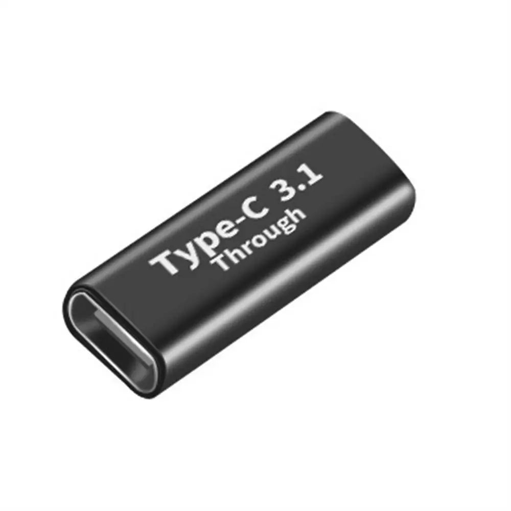 USB Type C Adapter Female to Female 10GBbps Portable Charge Adapter Fast Charging Type-C Extension Cable for Phone Tablet Oasis Select --female to female